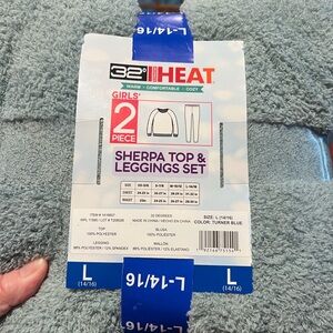 32 Degrees Sherpa Top & Leggings Set